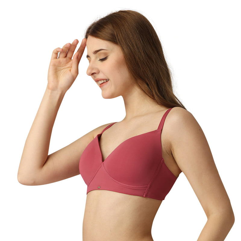 Full Coverage Padded Non-Wired T-shirt Bra-CB-134