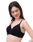 SOIE Woman - Full Coverage Padded Non Wired Ultra Soft Seamless Bra Combo - -for Women
