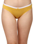 SOIE Woman - Mid Rise Medium Coverage Solid and Printed Cotton Stretch Brief Panty (Pack of 6) - Panty -for Women