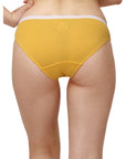 SOIE Woman - Mid Rise Medium Coverage Solid and Printed Cotton Stretch Brief Panty (Pack of 6) - Panty -for Women