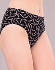 SOIE Woman - High Rise Full Coverage Printed Stretch Cotton Hipster Panty (Pack of 3) - Panty -for Women