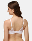 SOIE Woman - Full Coverage Padded Non Wired Lace Detail Cami Bra - -for Women