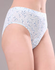 SOIE Woman - High Rise Full Coverage Printed Stretch Cotton Hipster Panty (Assorted Pack of 3) - Panty -for Women