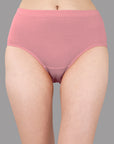 High Waist Full Coverage Solid Cotton Briefs (Pack of 3)