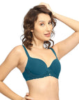 SOIE Woman - Medium Coverage Padded Wired Lace Bra - -for Women