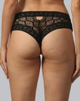 Mid Rise Lace Back Printed Cheekini Panty