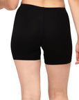 SOIE Woman - Solid Polyamide Spandex Mid Thigh Length Cycling Shorts - Cycling Shorts -for Women