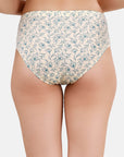 SOIE Woman - High Rise Full Coverage Printed Stretch Cotton Hipster Panty (Pack of 3) - Panty -for Women