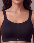 Full Coverage Padded Non-Wired High Impact Cotton Sports Bra