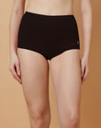 High Rise Full Coverage Cotton Spandex Boyshorts (Pack of 2)