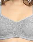 SOIE Woman - Full Coverage Non Padded Non Wired Lacy Bra - -for Women