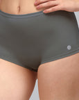 High Rise Full Coverage Cotton Spandex Boyshorts (Pack of 2)