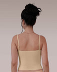 SOIE Woman - Seamless Body Fit Padded Bra Top with Detachable Back Straps - Camisole -for Women