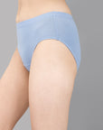 High Rise Full Coverage Solid Colour Cotton Stretch Hipster Panty (Pack of 3)