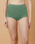 High Rise Full Coverage Cotton Spandex Boyshorts (Pack of 2)