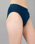 High Rise Full Coverage Solid Colour Cotton Stretch Hipster Panty (Pack of 3)
