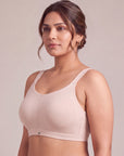 Full Coverage Padded Non-Wired High Impact Cotton Sports Bra