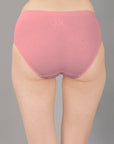 High Rise Full Coverage Solid Colour Cotton Stretch Hipster Panty (Pack of 3)