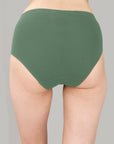 High Waist Full Coverage Solid Cotton Briefs (Pack of 3)