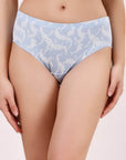 SOIE Woman - High Rise Full Coverage Printed Stretch Cotton Hipster Panty (Pack of 3) - Panty -for Women