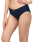 SOIE Woman - High Rise Full Coverage Solid and Printed Cotton Stretch Hipster Panty (Pack of 3) - Panty -for Women