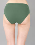 High Rise Full Coverage Solid Colour Cotton Stretch Hipster Panty (Pack of 3)