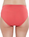 SOIE Woman - High Rise Full Coverage Solid Colour Cotton Stretch Hipster Assorted Panty (Pack of 6) - Panty -for Women