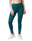 SOIE Woman - High Waist Ankle Length Sports Leggings With Pockets - Sports Leggings -for Women