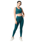SOIE Woman - Quick-Dry Sports Bra & High Waist Legging Set - Athleisure Set -for Women