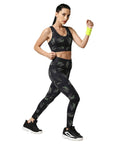 SOIE Woman - High Waist Ankle Length Sports Leggings With Pockets - Sports Leggings -for Women
