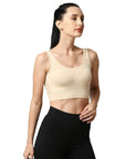 SOIE Woman - Medium Impact Non Padded Non Wired Long Line Sports Bra (Pack of 2) - Sports Bra -for Women