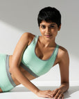 Seamless Padded Racerback Sports Bra