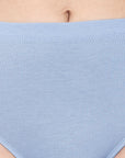High Waist Full Coverage Solid Cotton Briefs (Pack of 3)
