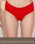 Mid Rise High Coverage Solid Colour Cotton Stretch Brief Panty (Assorted Pack of 2)