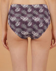 Tummy-Smoothing Printed High Waist Cotton Briefs – Pack of 3
