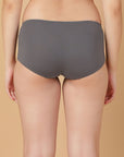 Mid Rise Cotton Hip Hugger Brief with Shiny Edge Waist (Pack of 3)