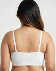 Seamless Cloud Soft Slip-on Lounge Bra with Detachable Straps