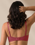Lightly Padded Full Coverage Bra with Breezy Mesh Detail