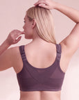 Front Closure Full Coverage Non Padded Non Wired Bra