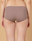 Mid Rise Cotton Hip Hugger Brief with Shiny Edge Waist (Pack of 3)