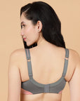 Medium Impact Lightly Padded Non Wired Extereme Coverage Sports Bra