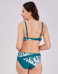 SOIE Woman - Solid and Tropical Printed Padded Bikini Bra Set - -for Women