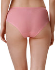 SOIE Woman - High Coverage Mid Rise Solid Cotton Brief Panty Combo (Pack of 2) - Panty -for Women