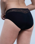 SOIE Woman - Mid Rise Brief With Lace Detailing - Panty -for Women