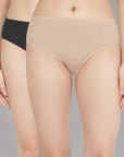 High Rise Full Coverage Cotton Modal Panty with Soft No-Mark Waistband