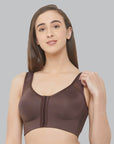 SOIE Woman - Front Closure Full Coverage Non Padded Non Wired Bra - Bra -for Women