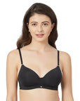 SOIE Woman - Semi/Medium Coverage Padded Non Wired T-shirt Bra with Detachable Straps - Bra -for Women