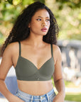 SOIE Woman - Full Coverage Padded Non Wired T-shirt Bra - Bra -for Women