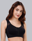 SOIE Woman - Front Closure Full Coverage Non Padded Non Wired Bra - Bra -for Women
