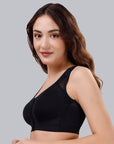 SOIE Woman - Front Closure Full Coverage Non Padded Non Wired Bra - Bra -for Women